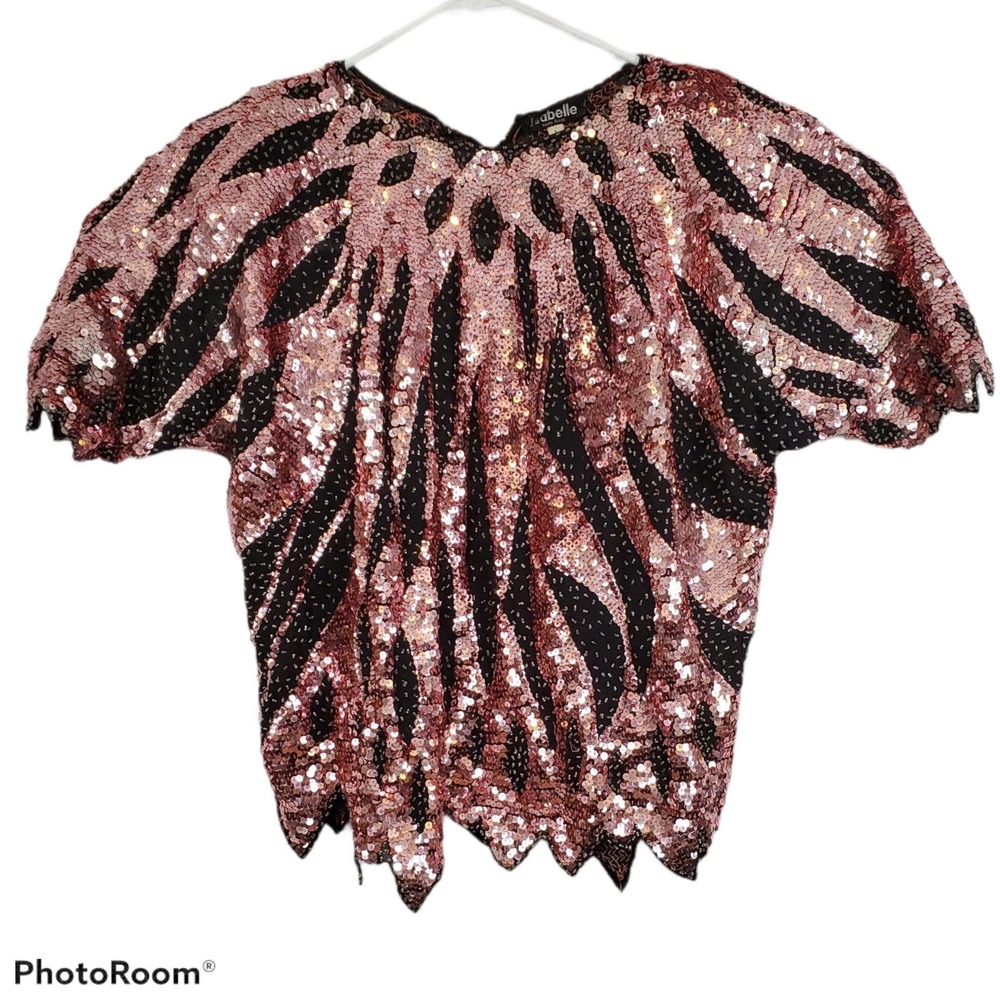 Stunning Handmade Sequin Top by Isabelle